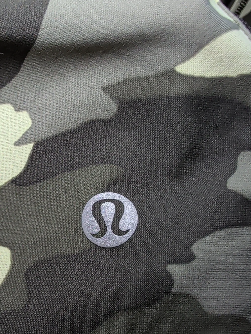 Lululemon Sculpt Cropped Tank Top Heritage 365 Camo Mesh Cutout Women's Size 8*